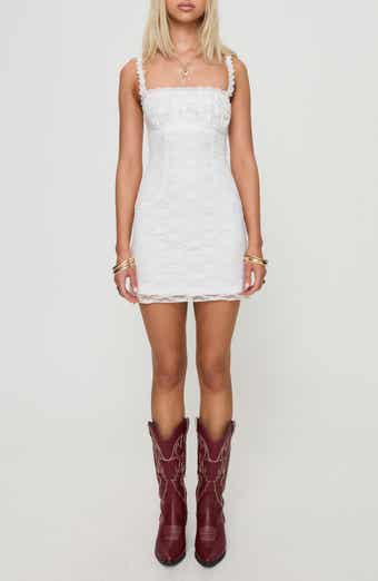 Princess Polly Wignall Floral Lace Minidress