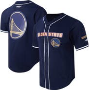 PRO STANDARD Men's Pro Standard Navy Golden State Warriors 2024/25 City Edition Mesh Baseball Jersey