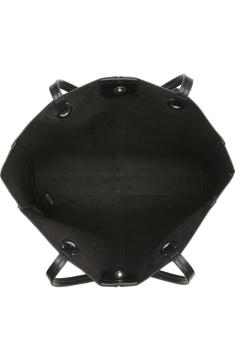 Topshop Faux Leather Tote Bag, Alternate, color,