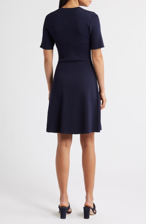 Eliza J Patch Pocket Knit A-line Dress