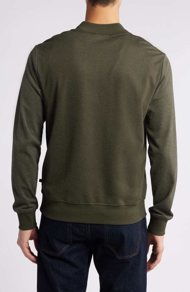 Robert Barakett Gawler Quarter Zip Pullover, Alternate, color, Olive