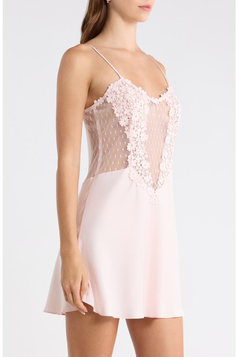 Showstopper Chemise, Alternate, color, MISTY PINK
