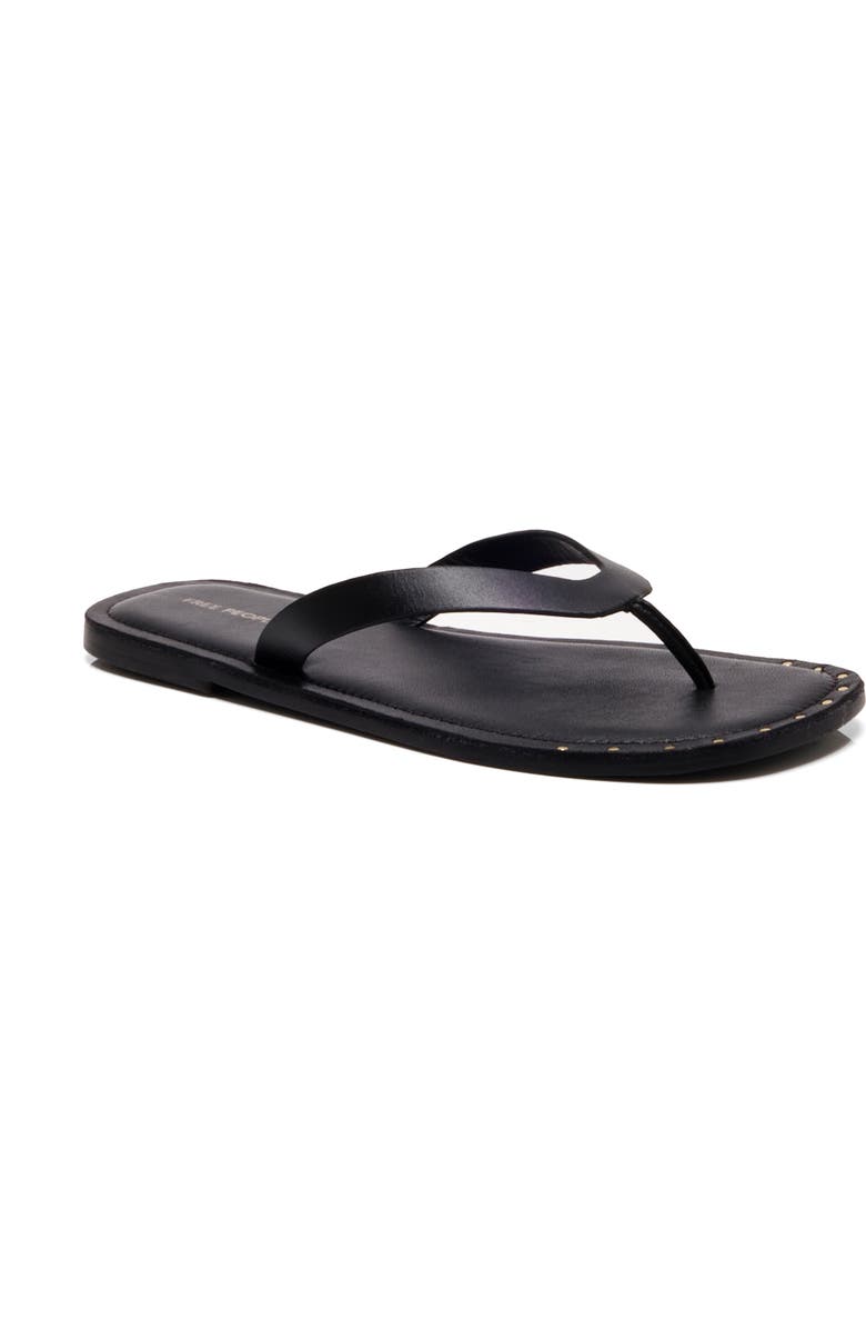 Free People Sona Flip Flop, Main, color, Black