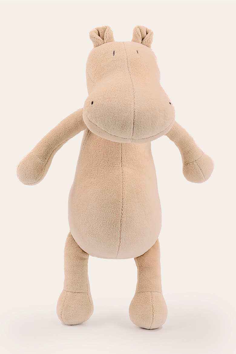 Momo, the Hippo stuffed animal, Main, color, Open Beige