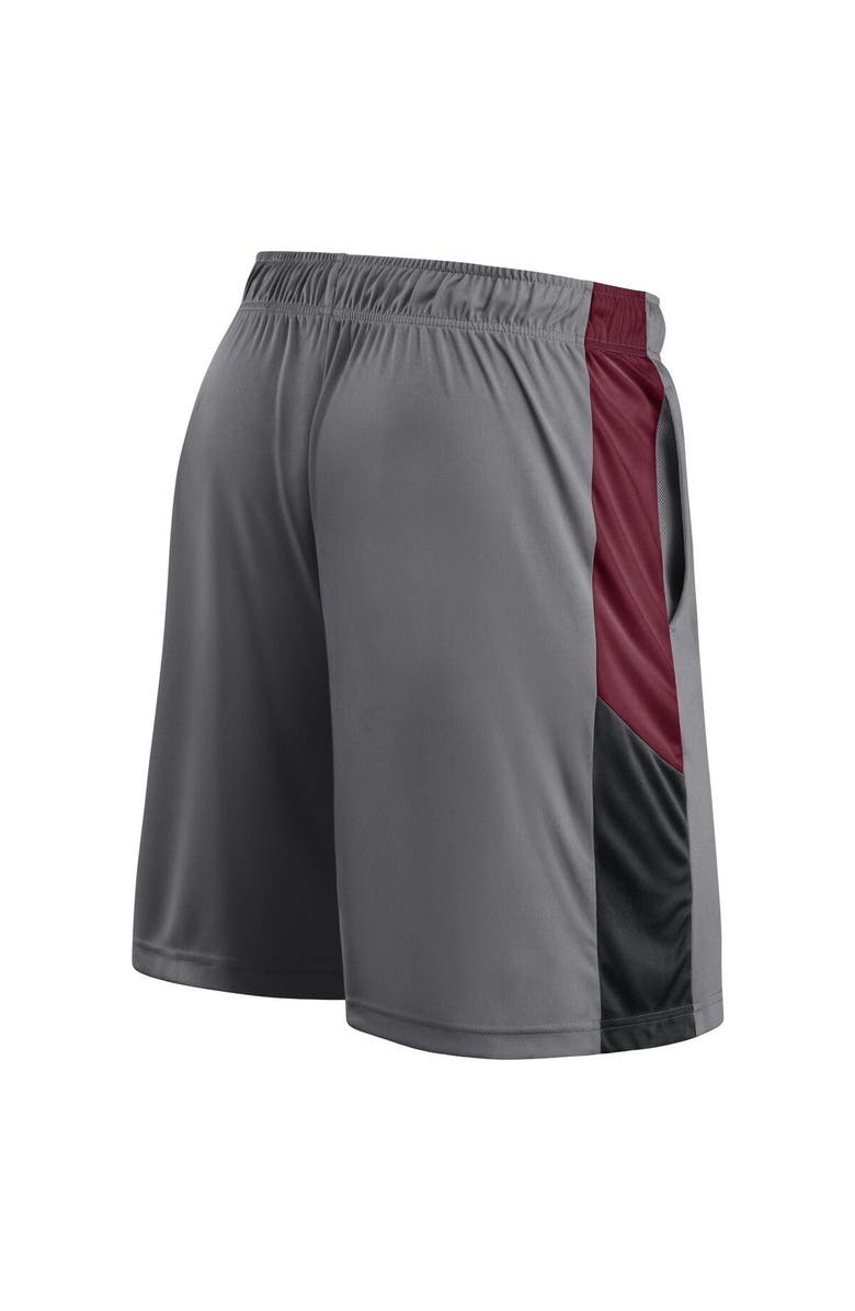 FANATICS Men's Fanatics Branded Gray Atlanta United FC Team Shorts, Alternate, color,