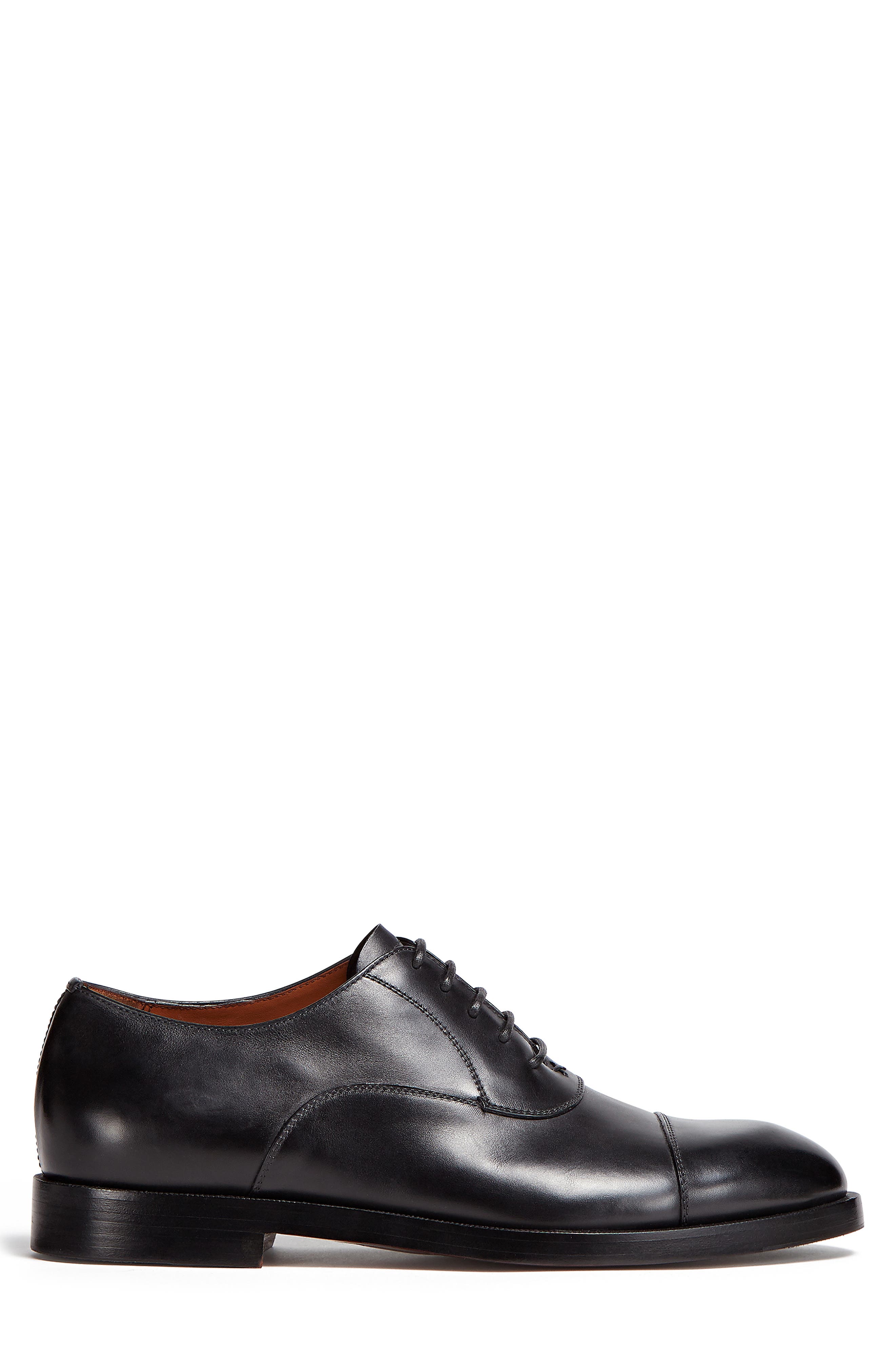 ZEGNA Torino Cap Toe Oxford, Alternate, color, Black