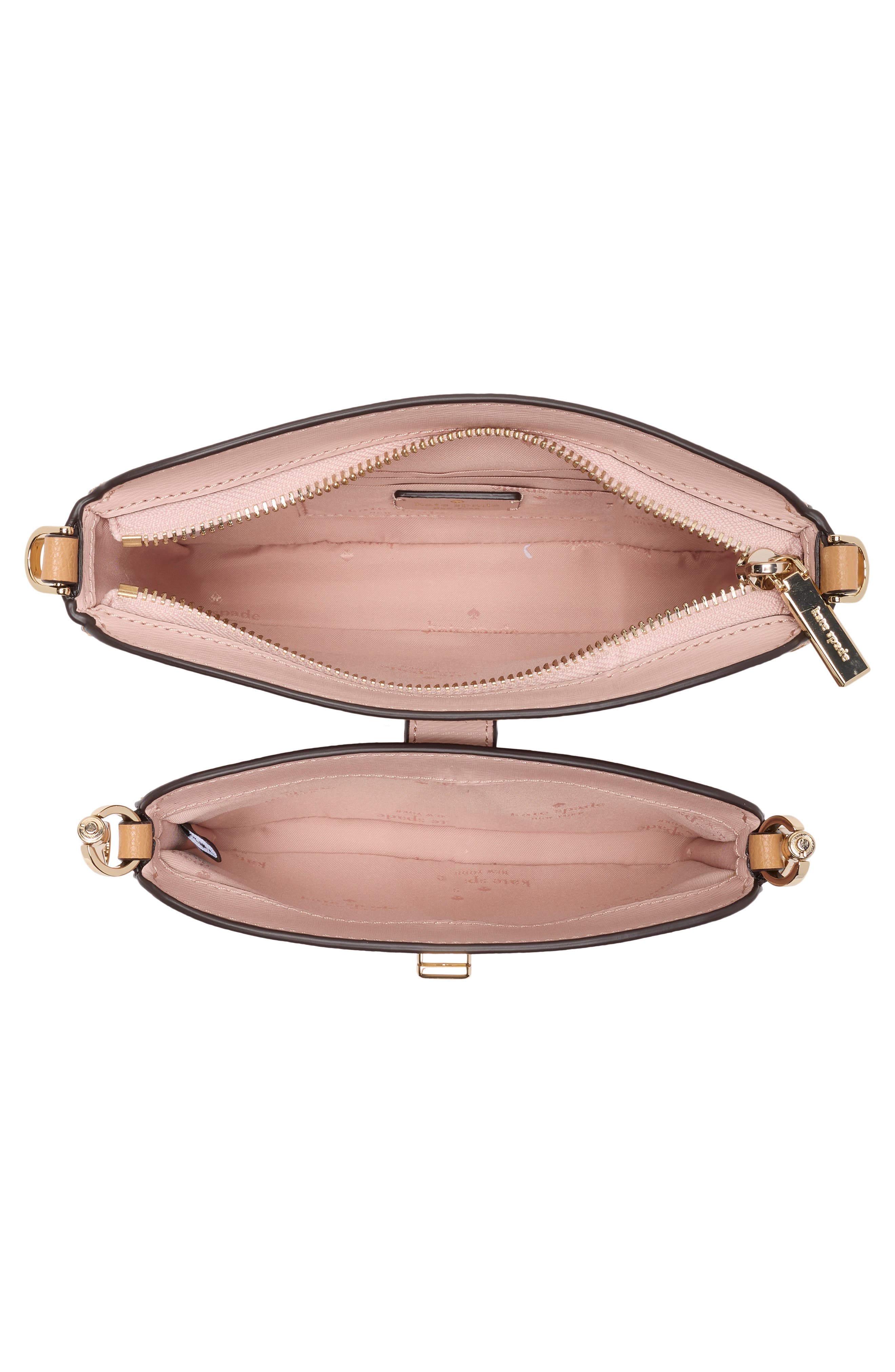 phoebe crossbody duo bag, Alternate, color, TIRAMISU MOUSSE