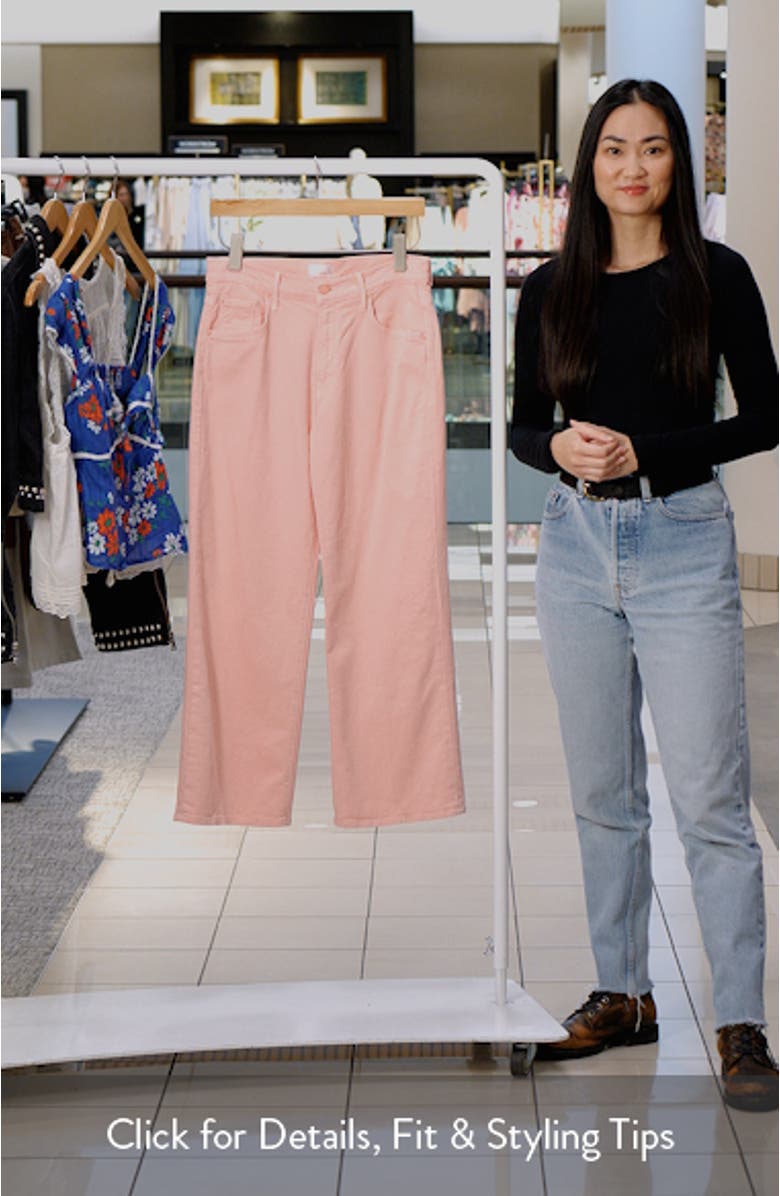 The Maven High Waist Ankle Wide Leg Jeans, sales video thumbnail