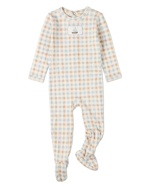 Minimoi Kids'  Baby Let Your Dreams Set Sail Pointelle Footie In Multi