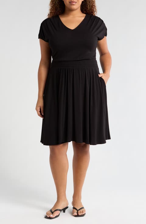 Piper Stretch Jersey Dress (Plus)