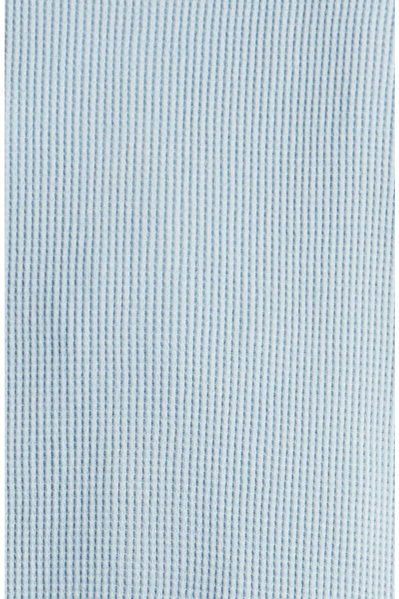 Waffle Knit Cotton Romper, Alternate, color, BLUE FOG