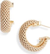 Jennifer Zeuner Lucia Beaded Hoop Earrings