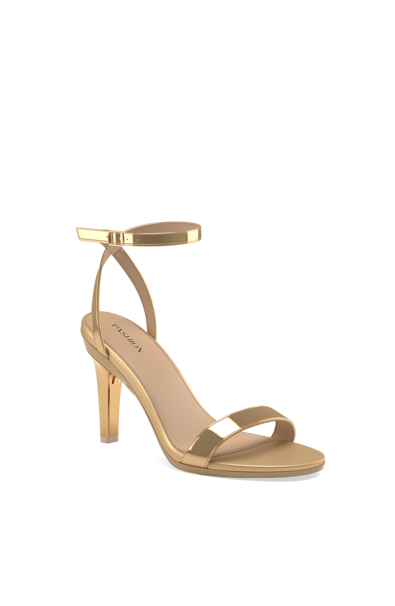 Pashion Footwear The Brenna 4" Stiletto Convertible Heel, Main, color, Gold