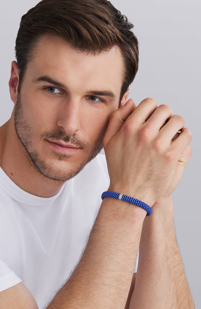LAGOS Men's Anthem Marine Ceramic Bracelet, Alternate, color, Blue