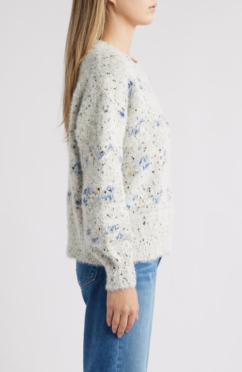 Bobeau Eyelash Crewneck Sweater