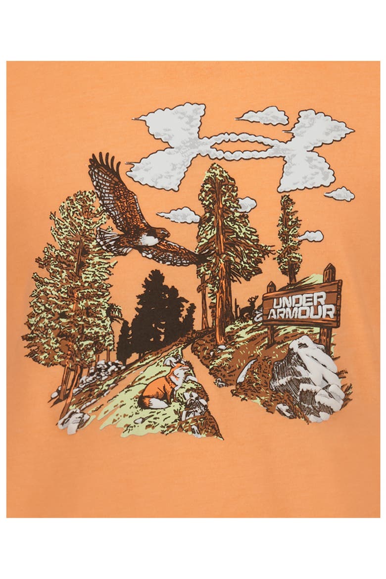 Kids' Scenic Trail Graphic T-Shirt, Alternate, color, ORANGE HEATHER