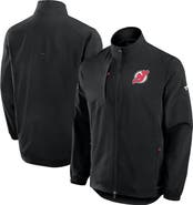 FANATICS Men's Fanatics Black New Jersey Devils Authentic Pro Rink Full-Zip Coaches Jacket