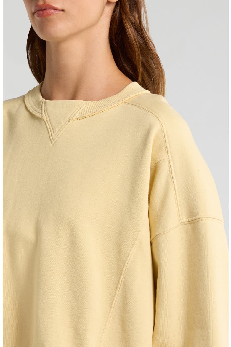 FP Movement Intercept Cotton Blend Sweatshirt, Alternate, color, SUNLIT YELLOW