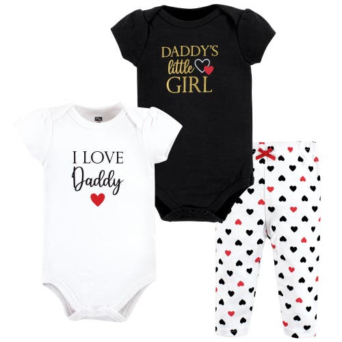 Hudson Baby 2 Bodysuits And Pant In Black