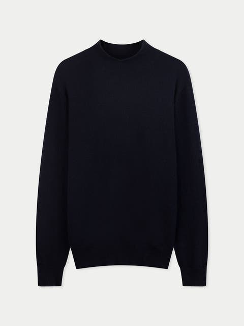 Timeless Mock Neck Cashmere Sweater