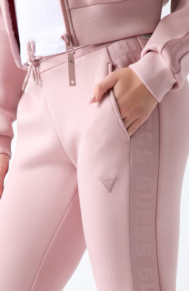 GUESS Allie Scuba Knit Joggers, Alternate, color, Light Pink