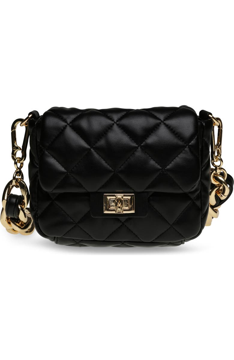 Steve Madden Bheara Quilted Faux Leather Shoulder Bag, Main, color,