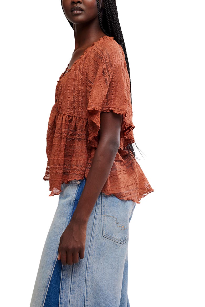 In Your Dreams Lace Top, Alternate, color, TOASTED COCOA