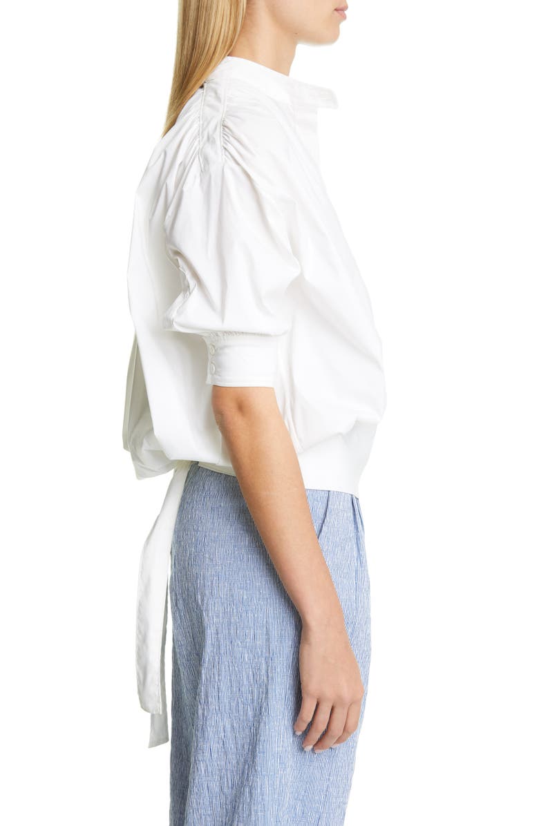 By Any Other Name Cotton Poplin Cummerbund Top, Alternate, color, 
