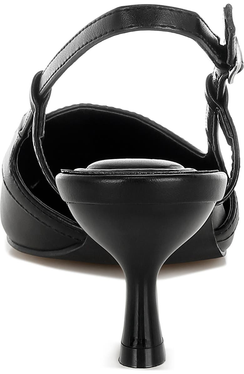 LONDON RAG Luxton Kitten Heel Slingback Pump, Alternate, color, Black