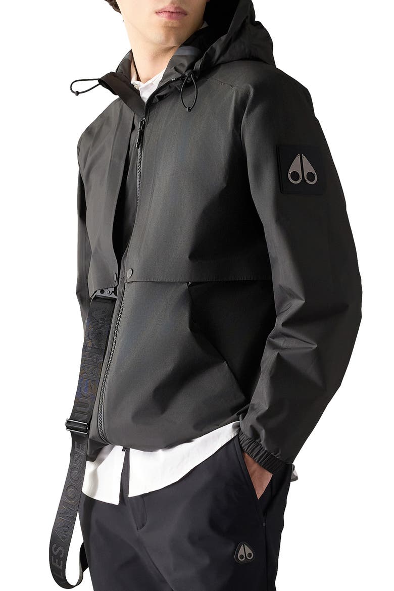 Knox Packable Rain Jacket, Alternate, color, BLACK