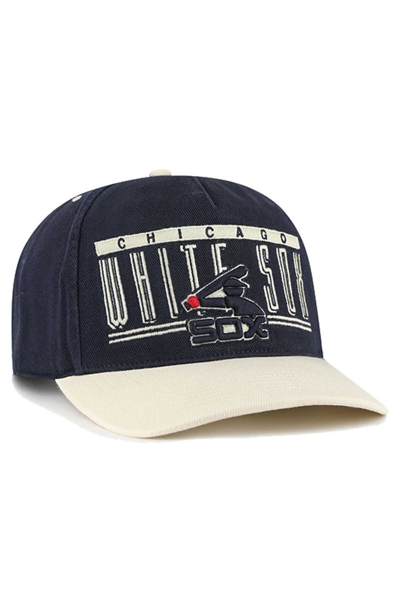 '47 Men's '47 Navy Chicago White Sox Double Headed Baseline Hitch Adjustable Hat, Alternate, color,