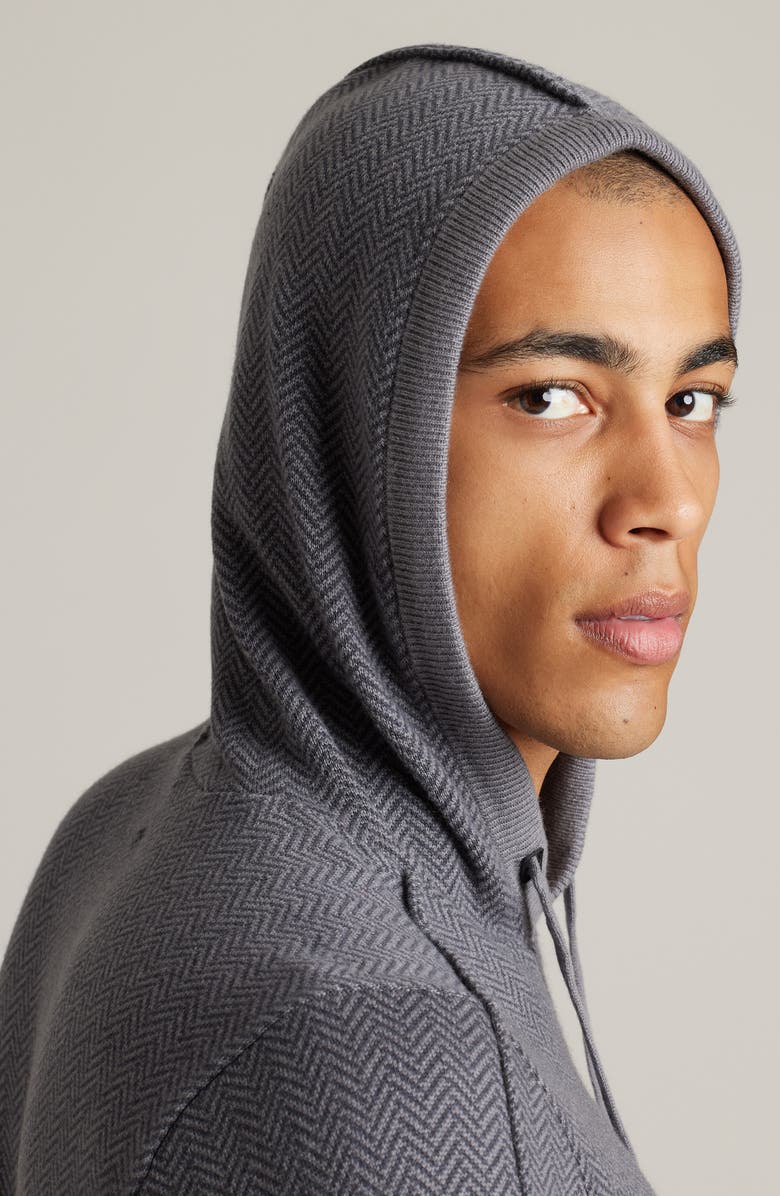 Rhone Emerson Knit Wool & Cashmere Hoodie, Alternate, color, 