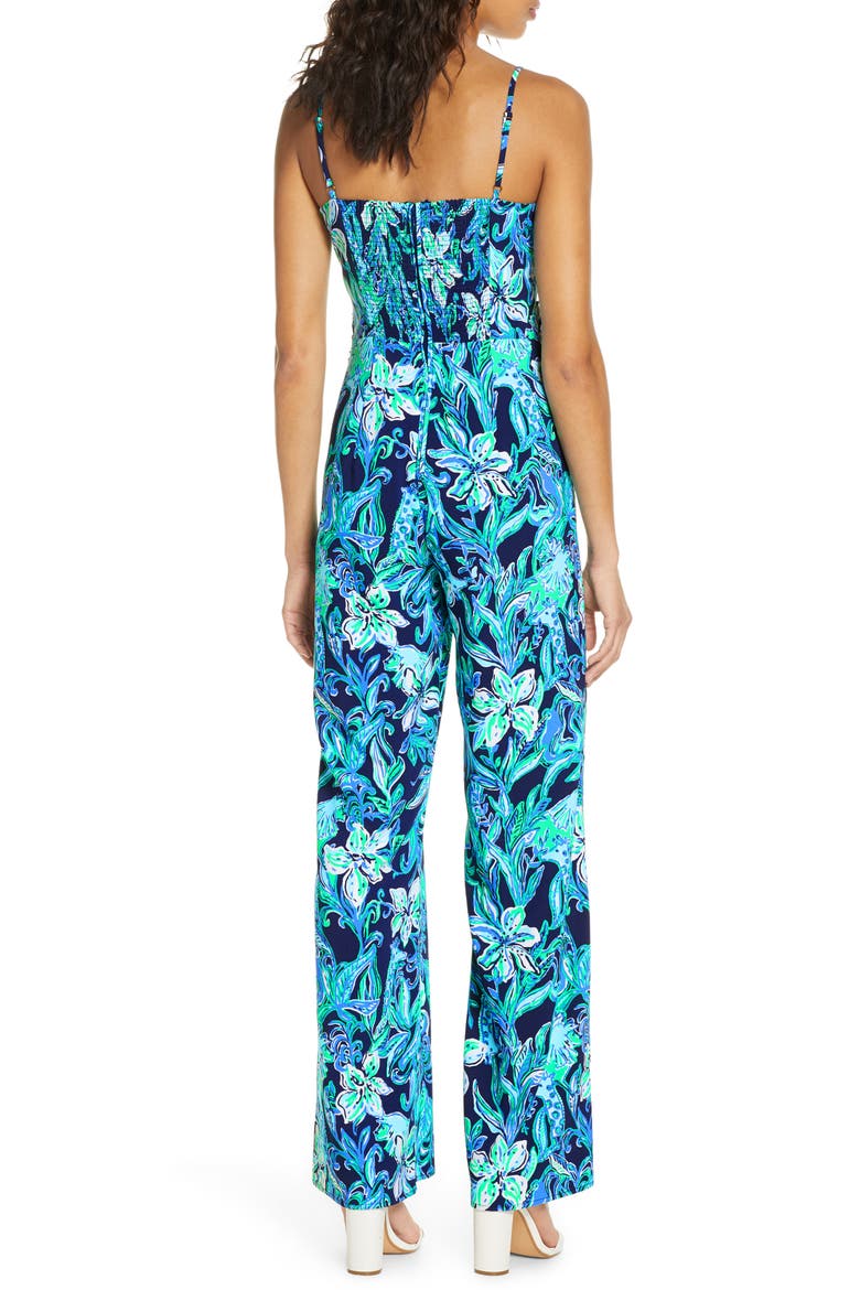 Nina Jumpsuit, Alternate, color, HI TIDE NVY TAKE IT OR LEAF IT