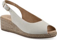 White Mountain Footwear Maize Slingback Wedge Sandal