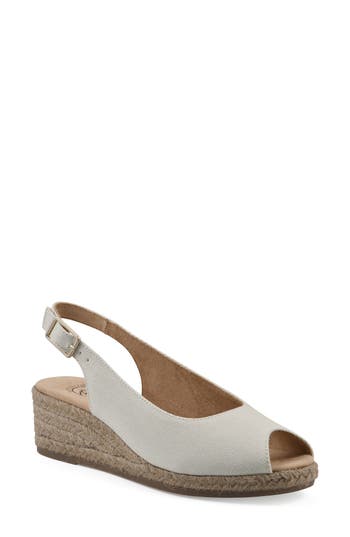 WHITE MOUNTAIN FOOTWEAR WHITE MOUNTAIN FOOTWEAR MAIZE SLINGBACK WEDGE SANDAL