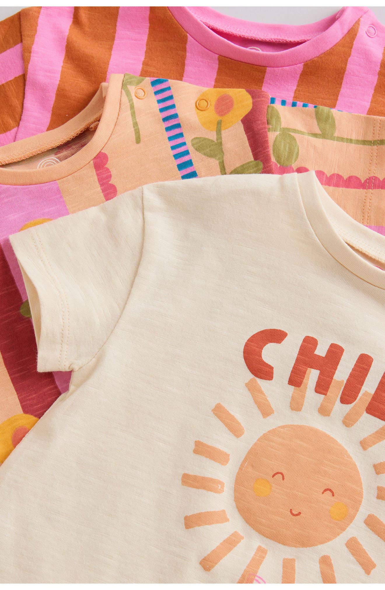 NEXT Set of 3 Assorted Slogan Rompers — фото 5