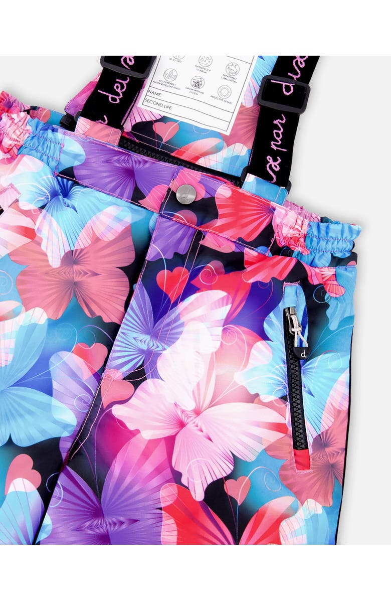 Deux par Deux Two-Piece Play Snowsuit Butterfly, Alternate, color, Black