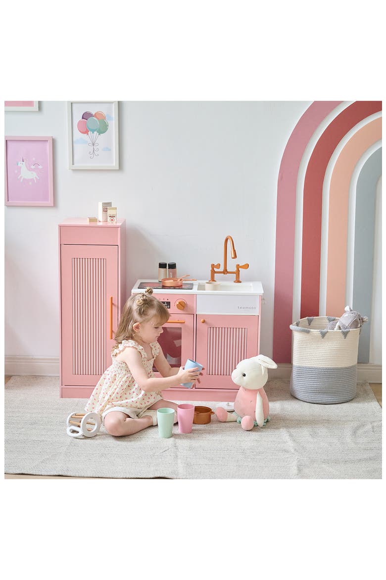Little Chef Chester Play Kitchen & Accessories, Alternate, color, PEACH
