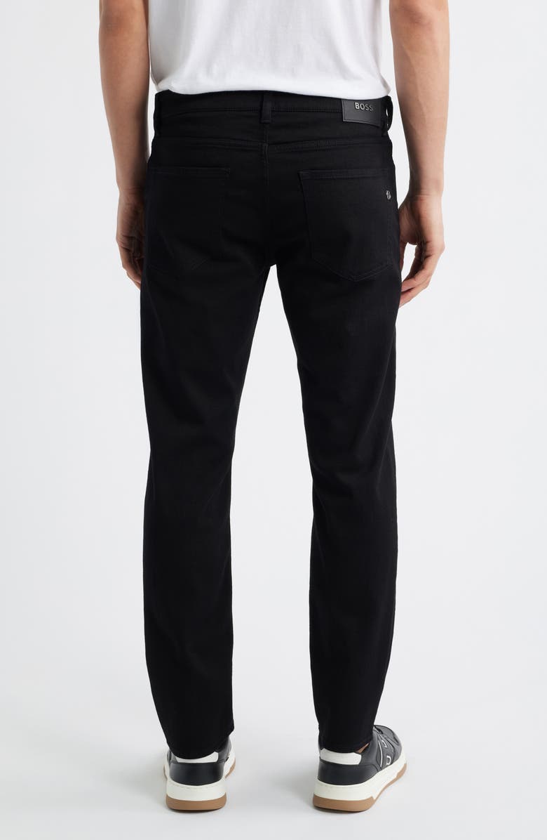 BOSS Delaware Slim Fit Jeans, Alternate, color, Blk