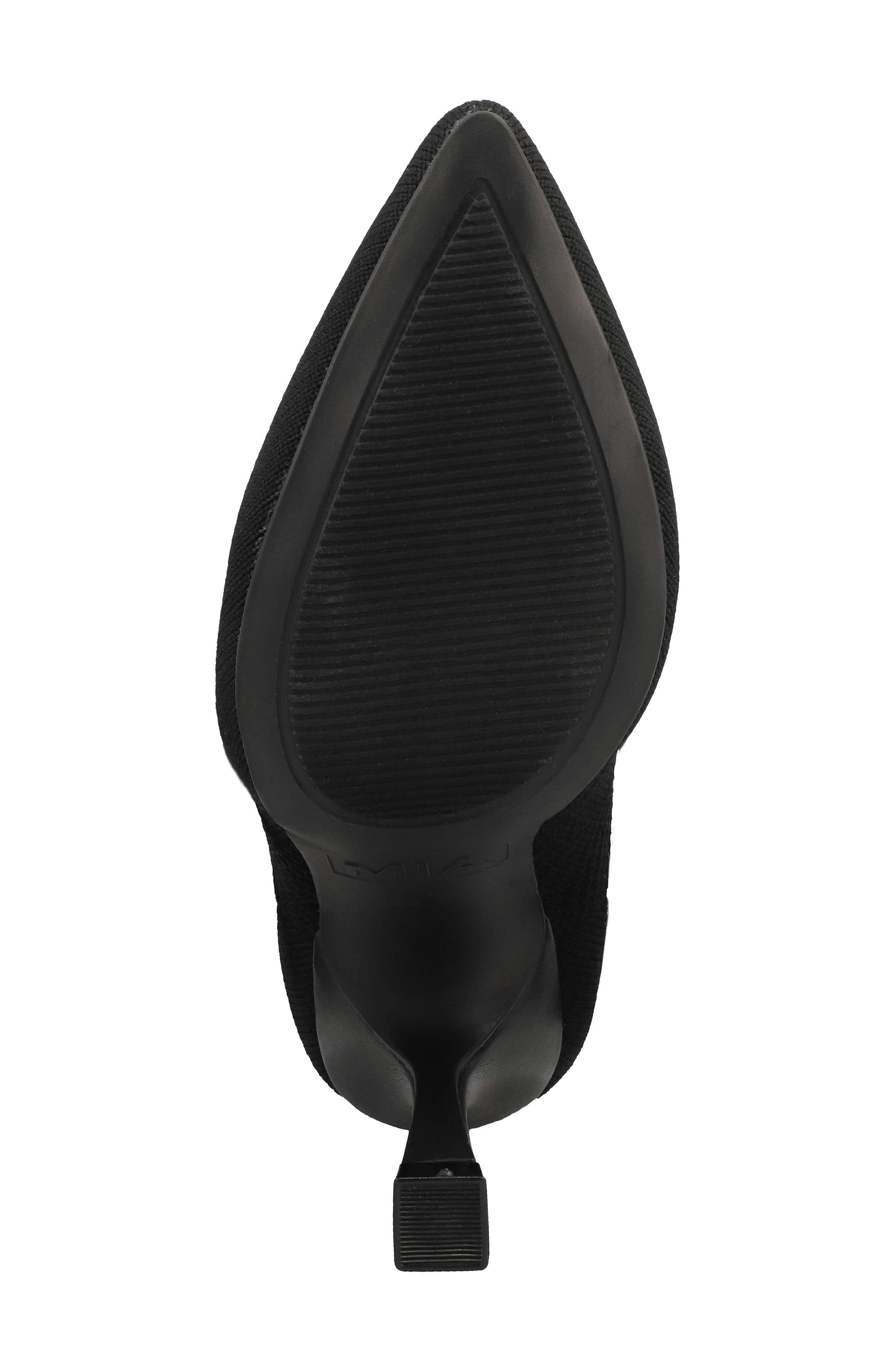 MIA Pamilla Knit Bootie, Alternate, color, Black