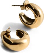 MANGO Volume Hoop Earrings