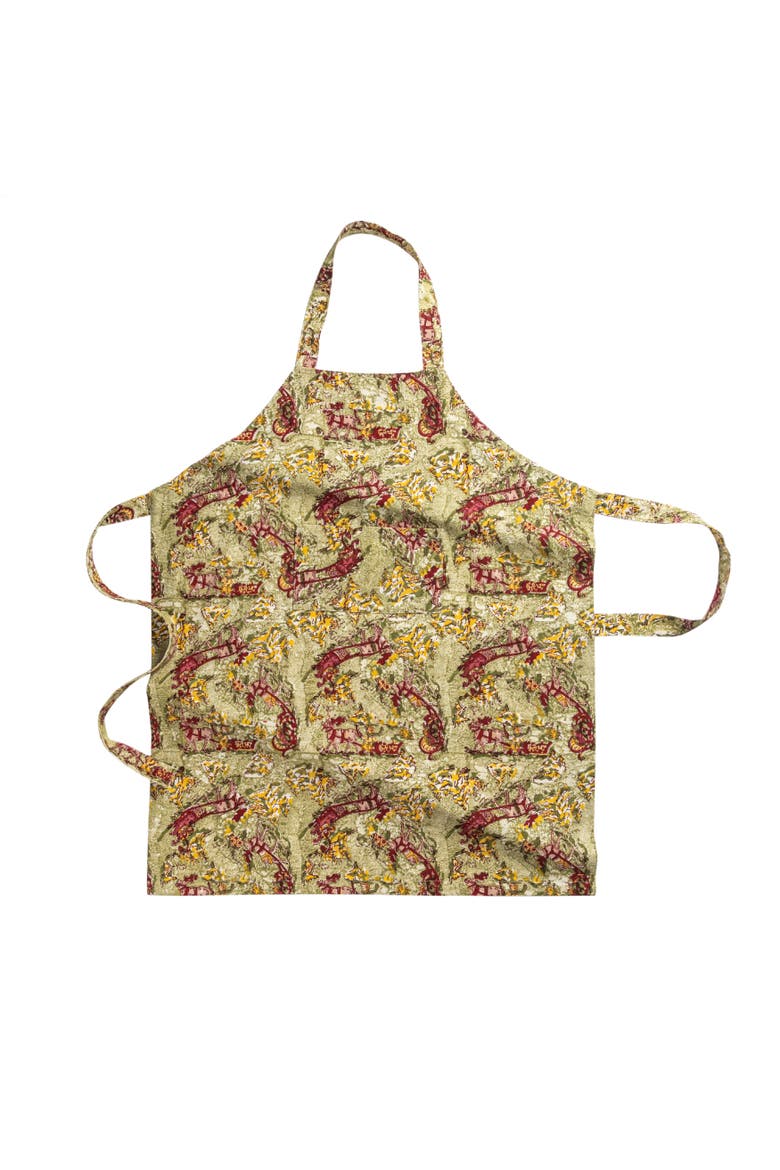 Renne Apron, Main, color, Red/Green 32" x 36"