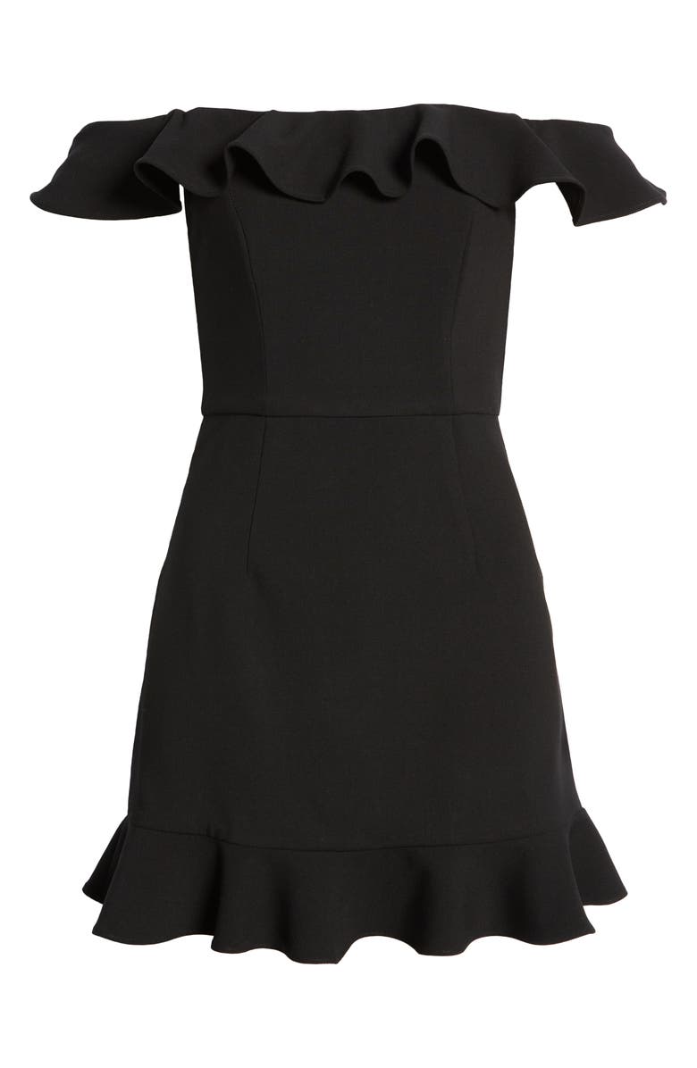 French Connection Whisper Sleeveless Fit & Flare Dress, Alternate, color, 