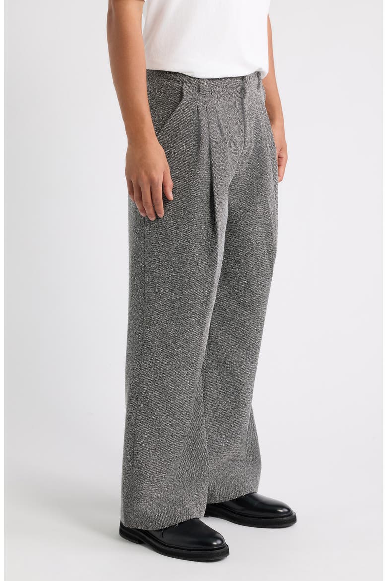 Triple Pleat Wide Leg Pants, Alternate, color, BLANC DE BLANC