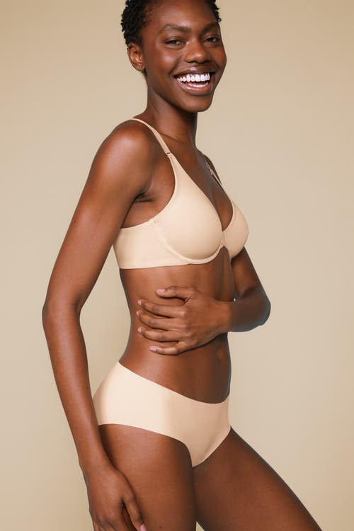 Harper Wilde Base Unlined Bra In Beige