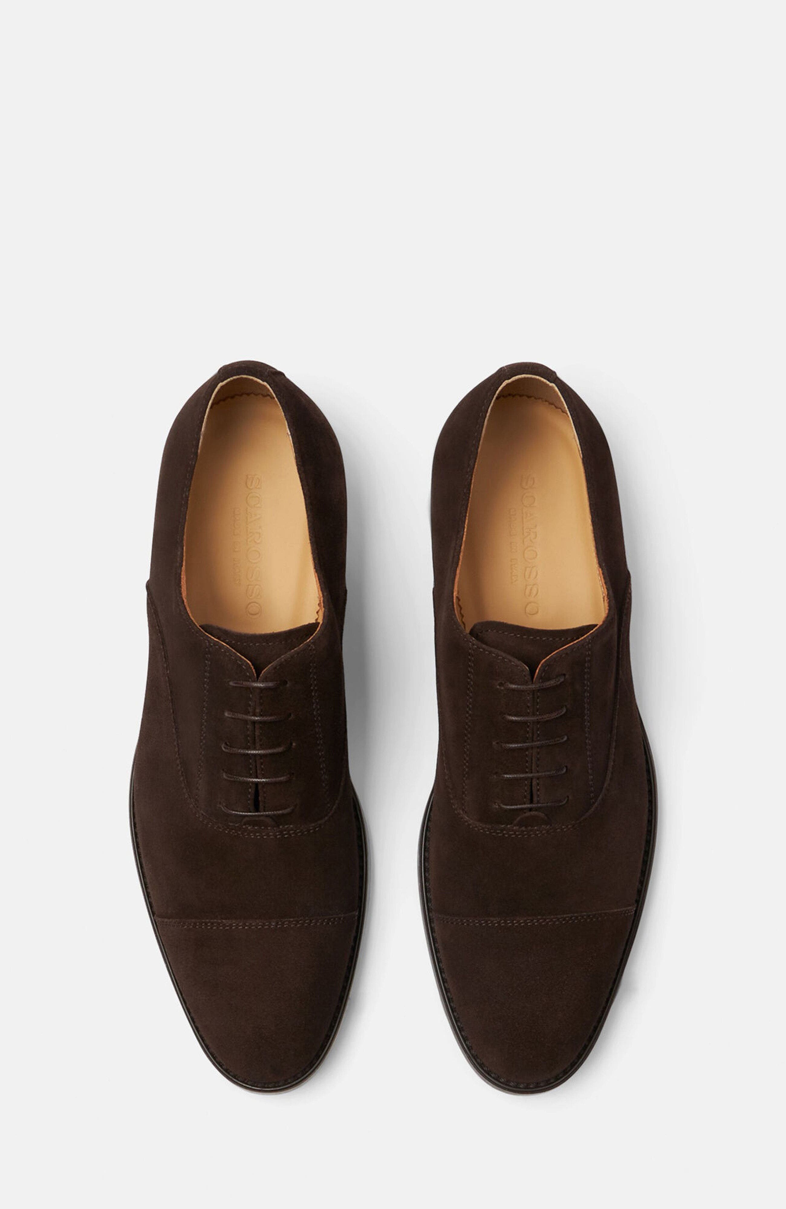 Cesare Oxfords, Alternate, color, Brown Suede