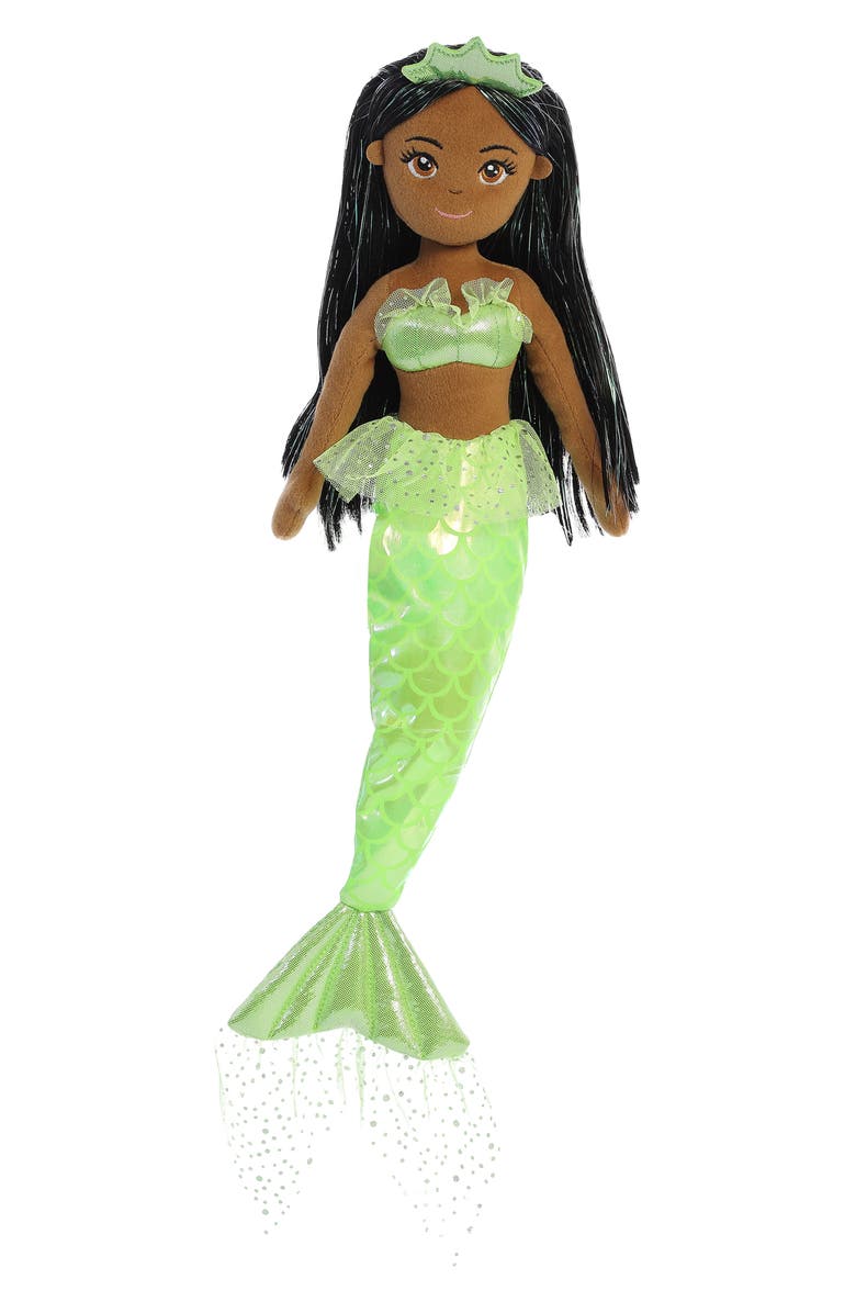 Aurora World Toys 18-Inch Plush Mermaid, Main, color,