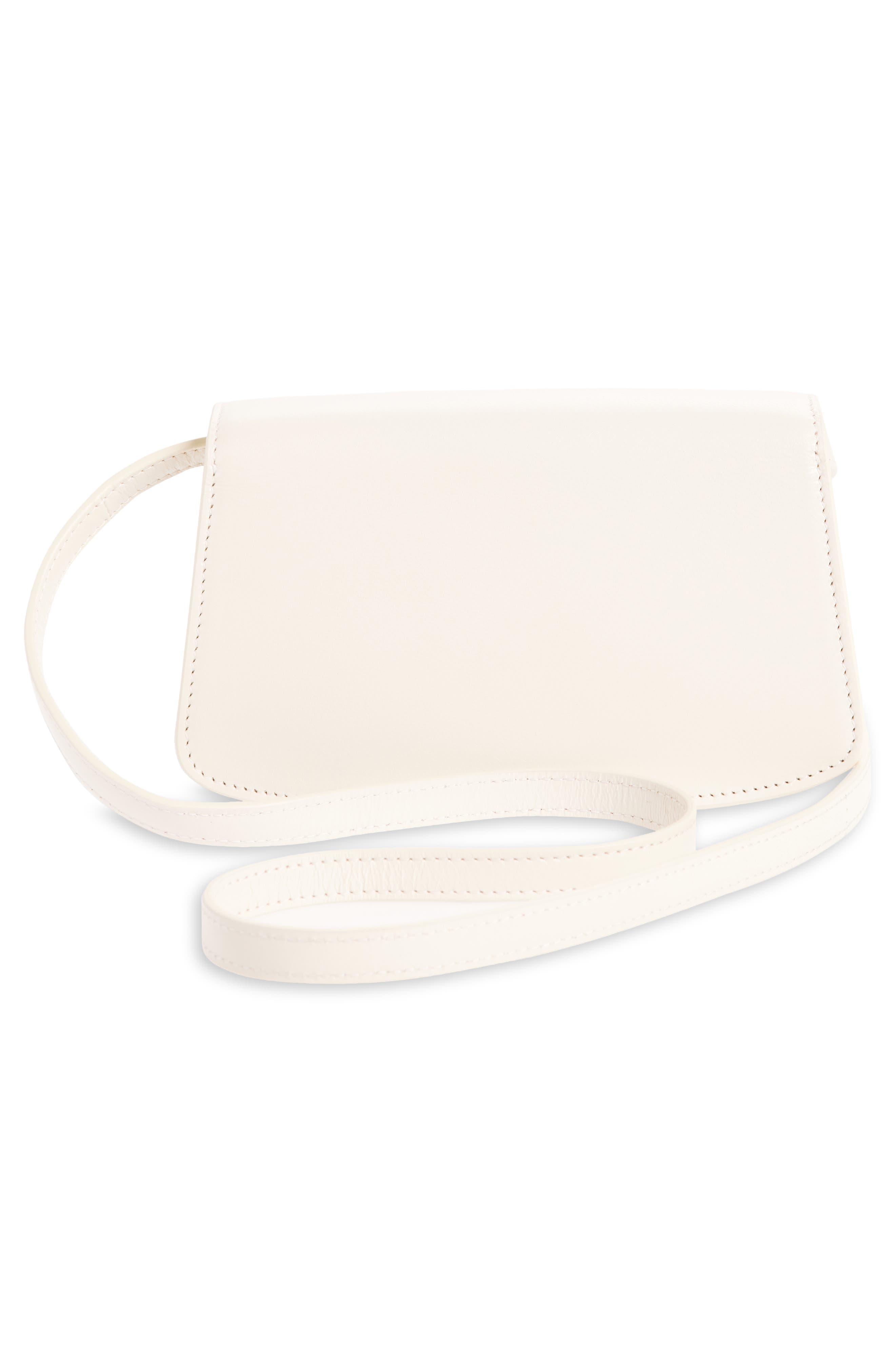 Sofia Leather Crossbody Bag, Alternate, color, IVORY PLD