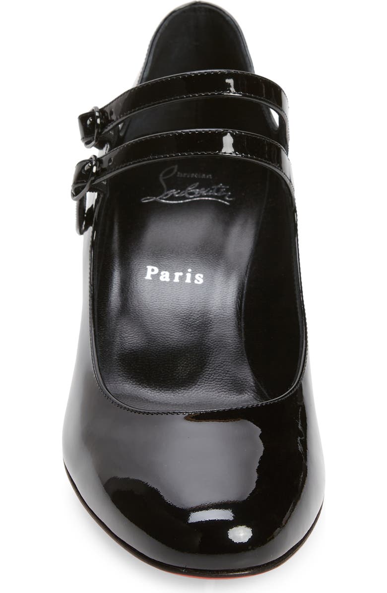 Christian Louboutin Miss Jane Pump, Alternate, color, B439 Black/Lin Black