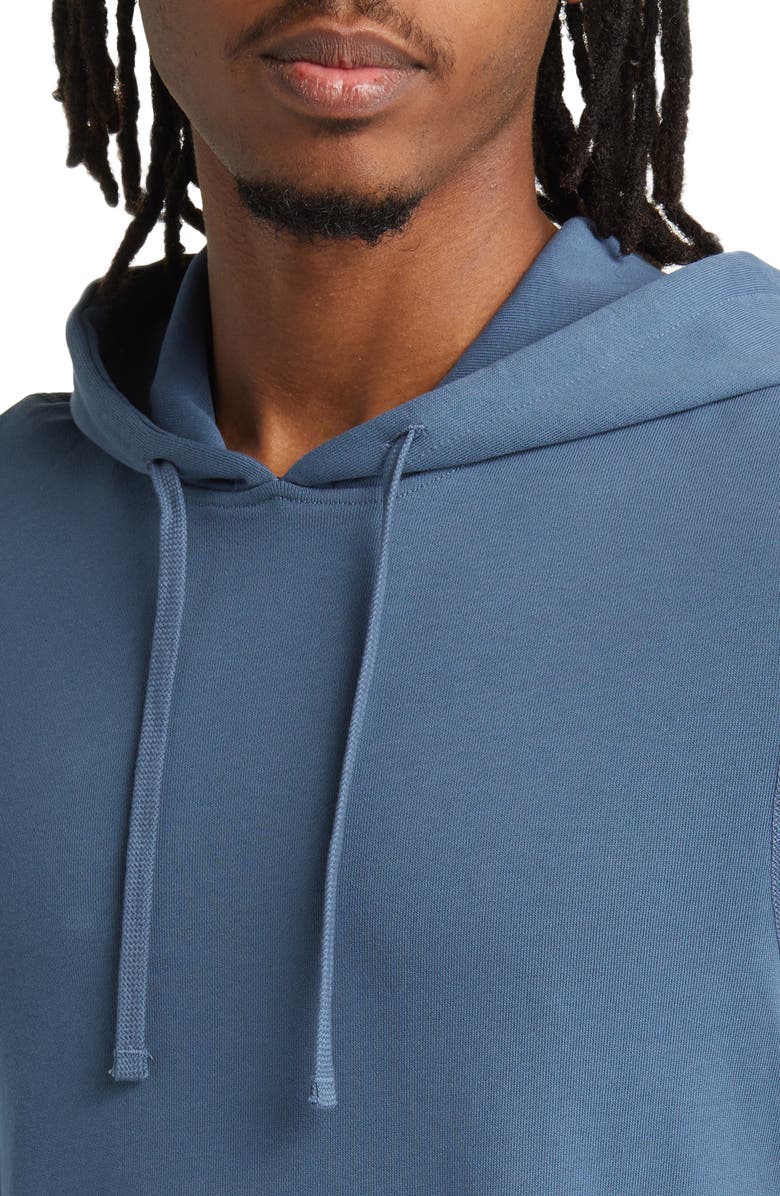 Reigning Champ Lightweight Terry Pullover Hoodie, Alternate, color, Washed Blue